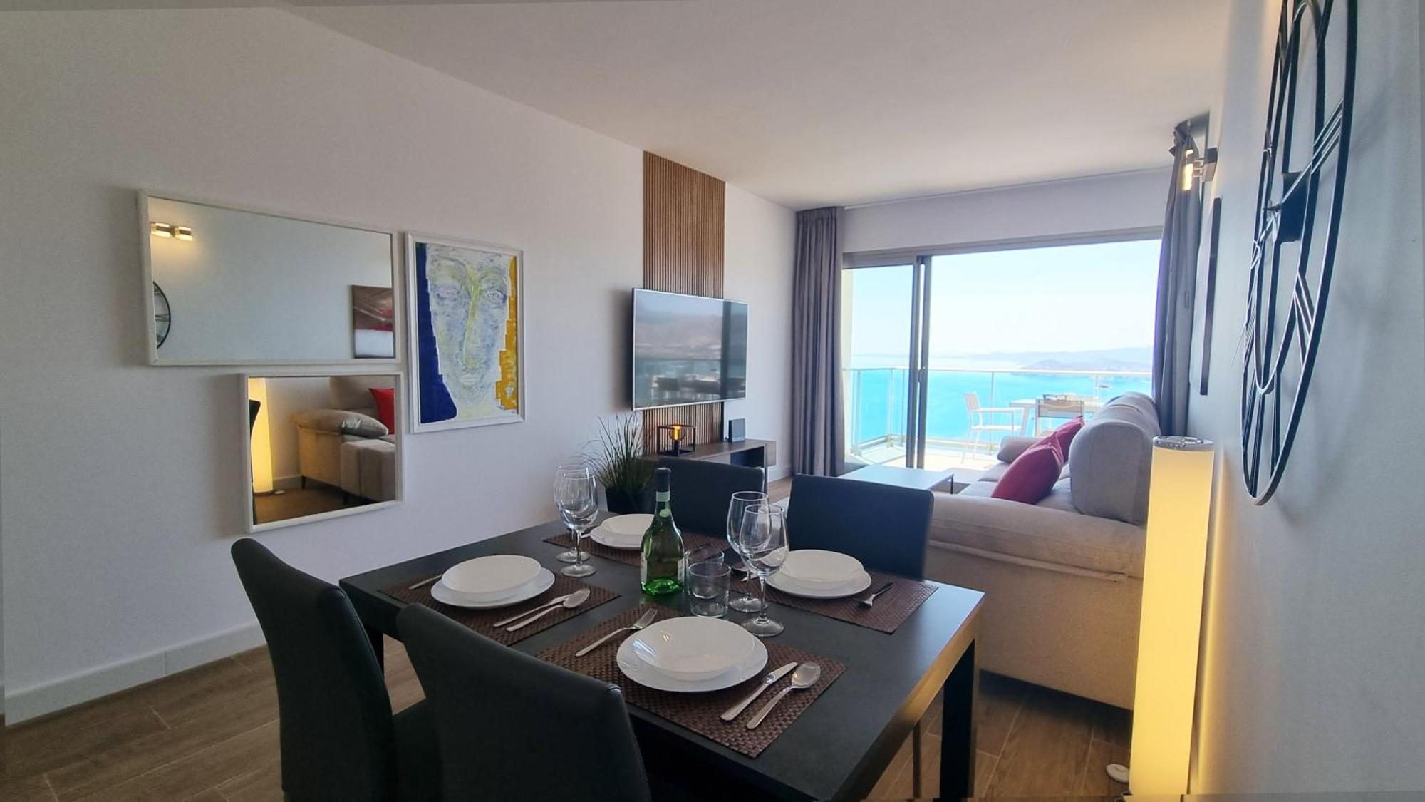Skyscraper Apartment With Panoramic Views - Floor 38 貝尼多姆 外观 照片