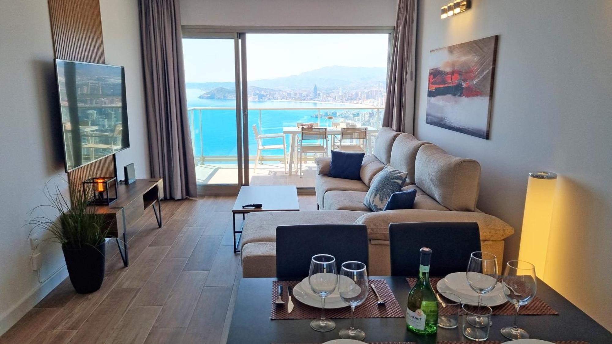 Skyscraper Apartment With Panoramic Views - Floor 38 貝尼多姆 外观 照片