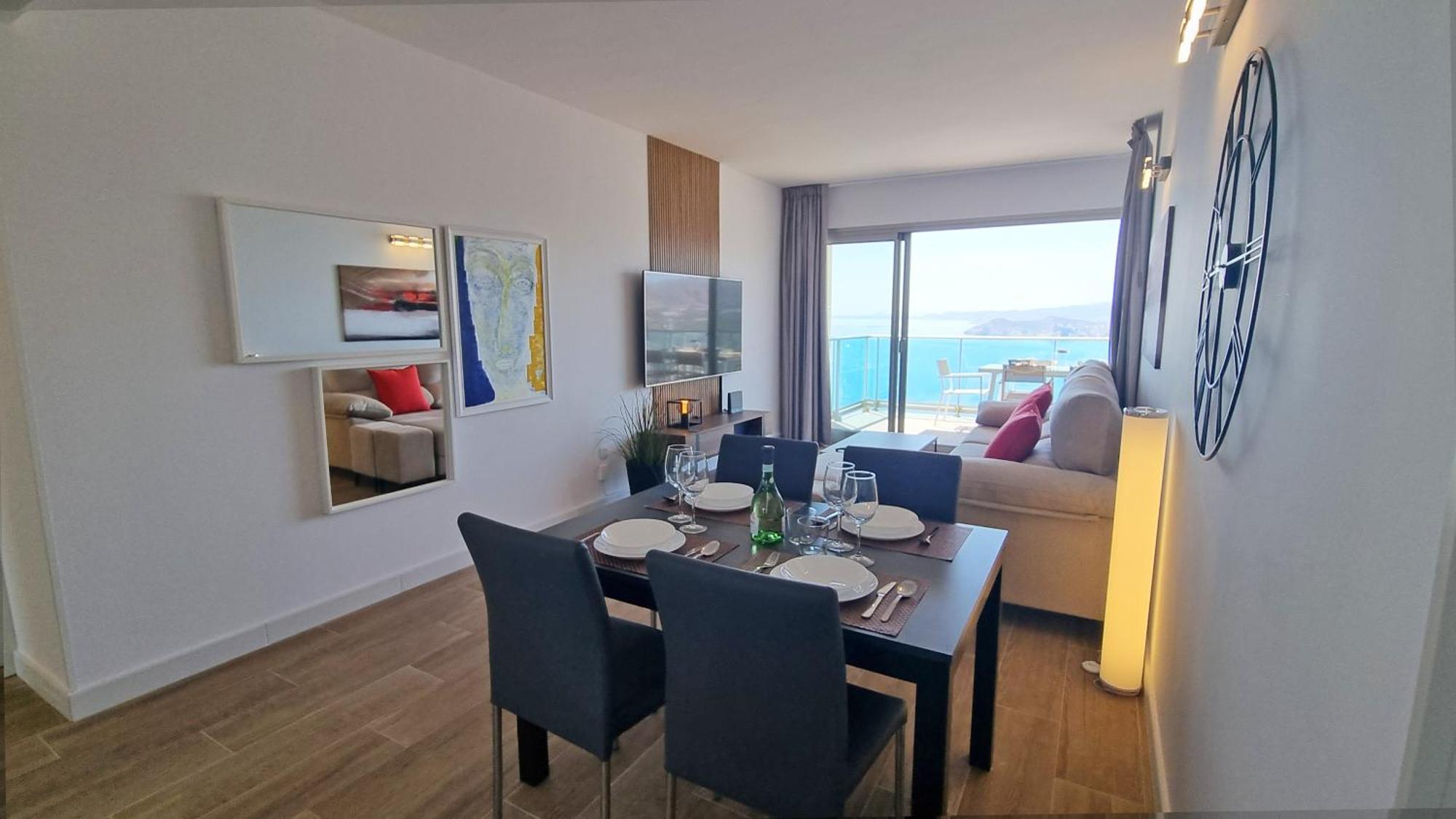 Skyscraper Apartment With Panoramic Views - Floor 38 貝尼多姆 外观 照片