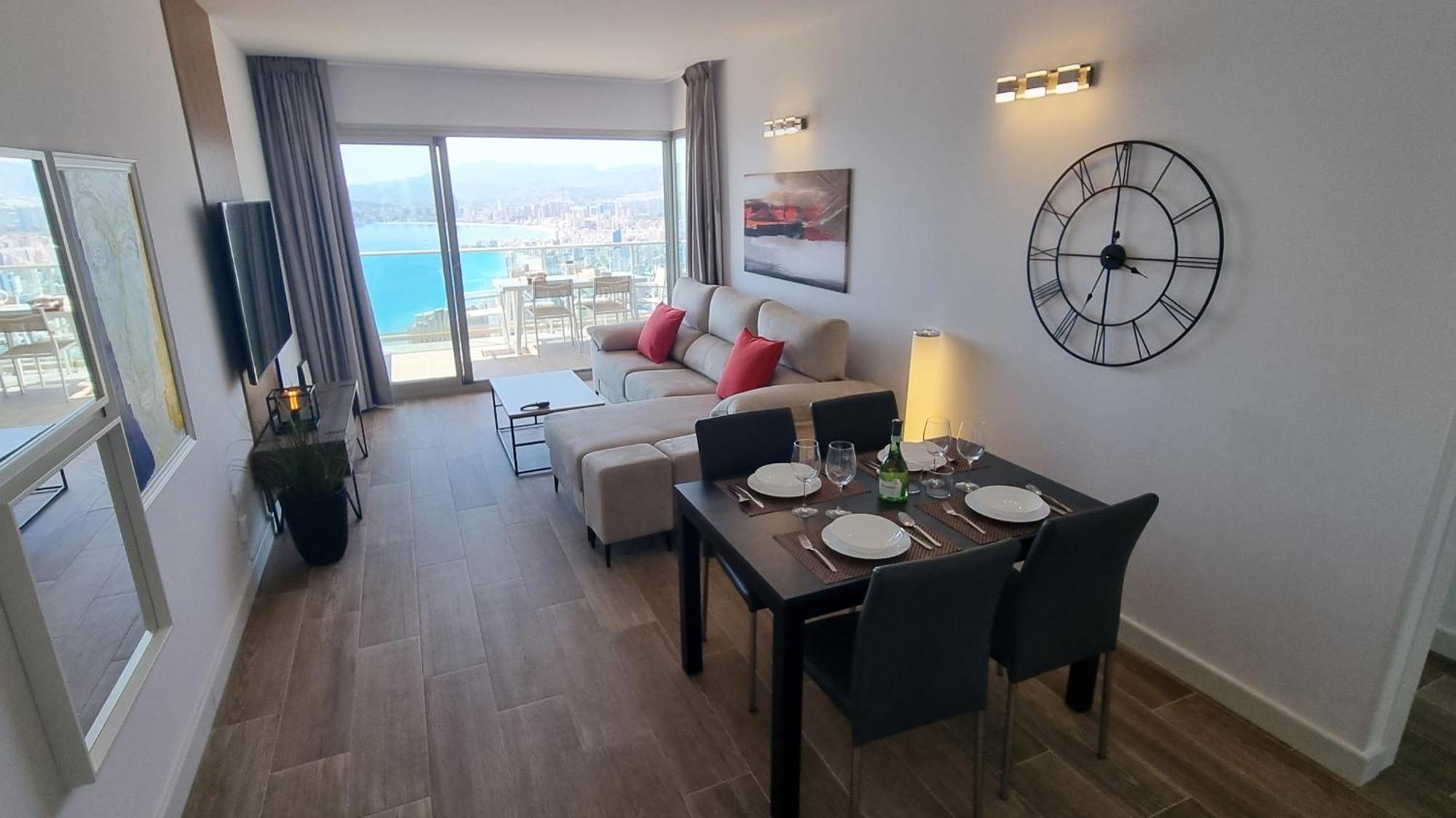 Skyscraper Apartment With Panoramic Views - Floor 38 貝尼多姆 外观 照片