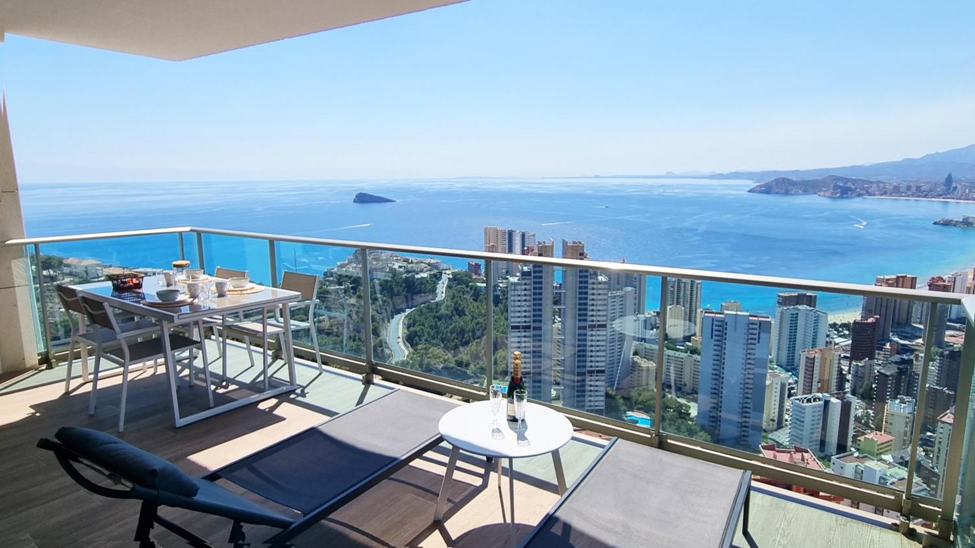 Skyscraper Apartment With Panoramic Views - Floor 38 貝尼多姆 外观 照片