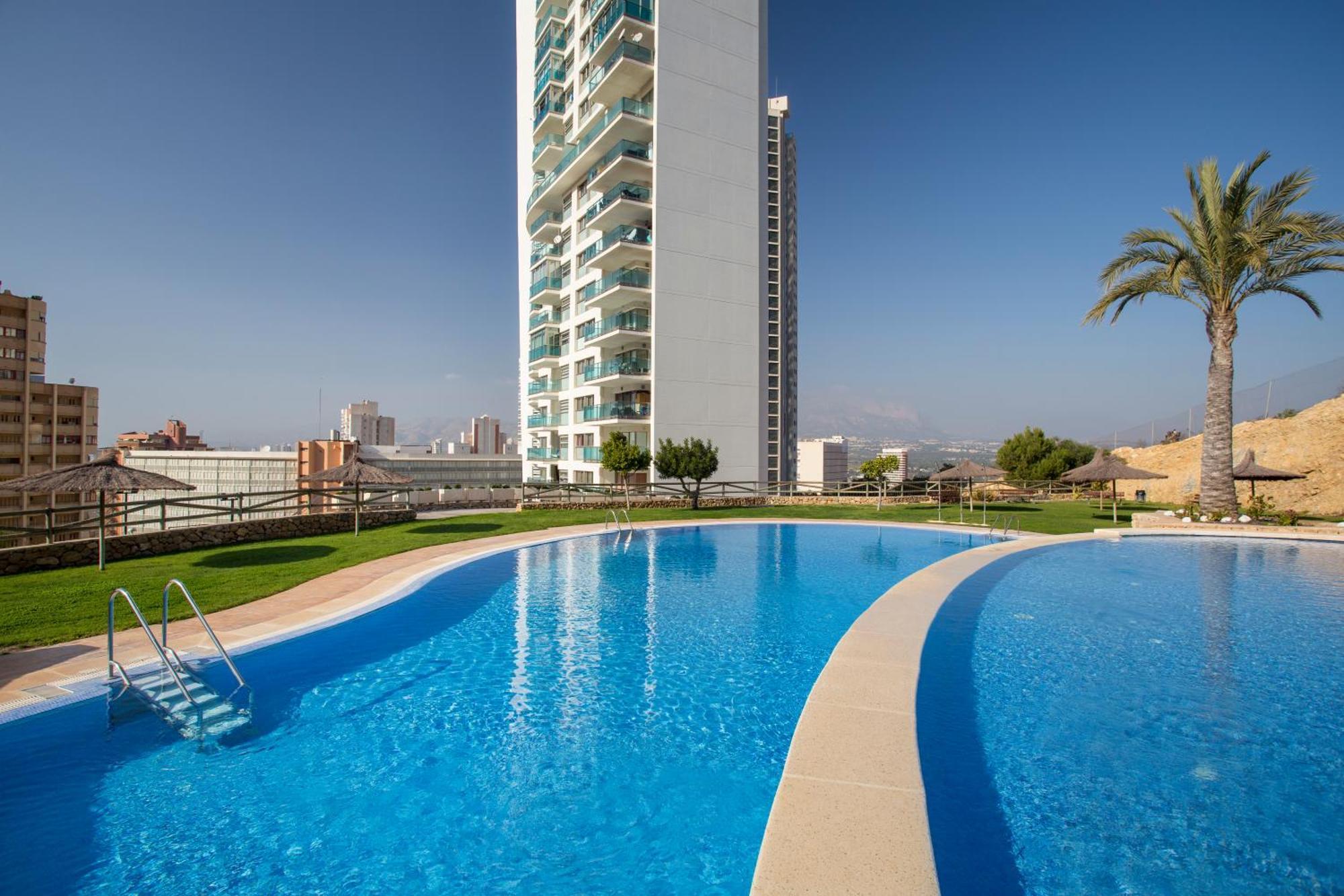 Skyscraper Apartment With Panoramic Views - Floor 38 貝尼多姆 外观 照片